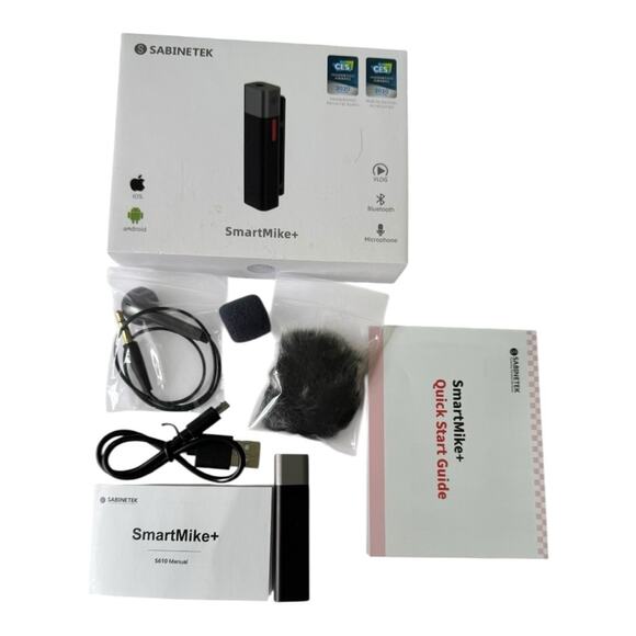 Sabinetek SmartMike+ Wireless Bluetooth Microphone for Content Creators - Picture 3 of 5